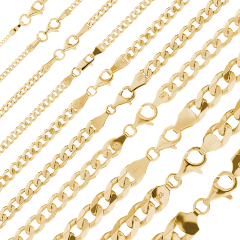 10K Gold Cuban Necklace Chains Men Women Kids Real Solid Genuine Gold - ErikRayo.com