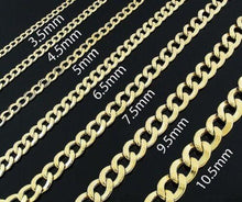 Load image into Gallery viewer, 10K Gold Cuban Necklace Chains Men Women Kids Real Solid Genuine Gold - Jewelry Store by Erik Rayo
