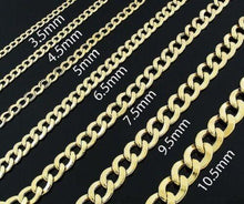 Load image into Gallery viewer, 10K Gold Cuban Necklace Chains Men Women Kids Real Solid Genuine Gold - ErikRayo.com

