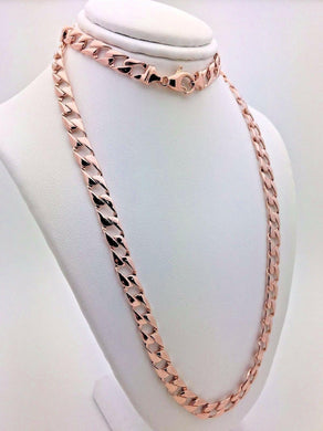 10k Rose Gold Cuban Chain Necklace - Jewelry Store by Erik Rayo