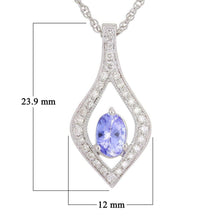 Load image into Gallery viewer, 10K Singapore Tanzanite Necklace - Jewelry Store by Erik Rayo
