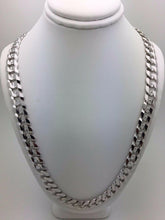 Load image into Gallery viewer, 10k White Gold Cuban Chain Necklaces - ErikRayo.com
