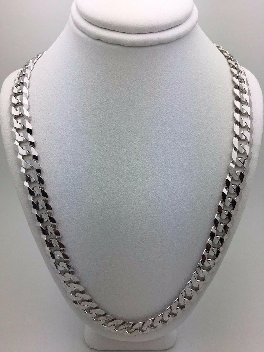 10k White Gold Cuban Chain Necklaces - Jewelry Store by Erik Rayo