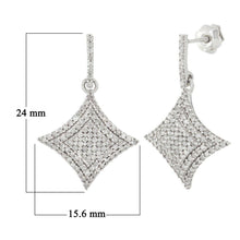 Load image into Gallery viewer, 10k White Gold Dangle Earrings - Jewelry Store by Erik Rayo
