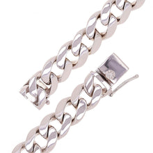 Load image into Gallery viewer, 10k White Gold Miami Cuban Link Chain Bracelet 7.5&quot; 13mm 81.8 grams - Jewelry Store by Erik Rayo
