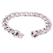 Load image into Gallery viewer, 10k White Gold Miami Cuban Link Chain Bracelet 8.5&quot; 13mm 92.7 grams - Jewelry Store by Erik Rayo
