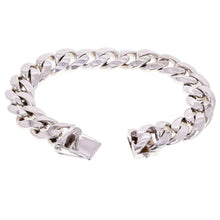 Load image into Gallery viewer, 10k White Gold Miami Cuban Link Chain Bracelet 9&quot; - Jewelry Store by Erik Rayo
