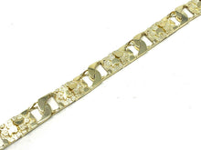 Load image into Gallery viewer, 10k Yellow Gold Cuban Link Nugget Bracelet 8.25&quot; for Men and Women - ErikRayo.com

