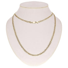 Load image into Gallery viewer, 10k Yellow Gold Cuban Yellow Pave Link Chain Necklace 22 inch - Jewelry Store by Erik Rayo
