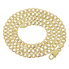 Load image into Gallery viewer, 10k Yellow Gold Cuban Yellow Pave Link Chain Necklace - ErikRayo.com
