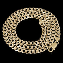 Load image into Gallery viewer, 10k Yellow Gold Cuban Yellow Pave Link Chain Necklace - ErikRayo.com
