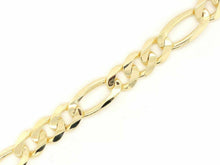 Load image into Gallery viewer, 10k Yellow Gold Figaro Link Chain Bracelet 7.5&quot; 12.7mm 35.5 grams - Jewelry Store by Erik Rayo
