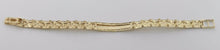 Load image into Gallery viewer, 10k Yellow Gold Nugget ID Bracelet Adjustable 8&quot; for Men and Women - ErikRayo.com
