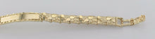 Load image into Gallery viewer, 10k Yellow Gold Nugget ID Bracelet Adjustable 8&quot; for Men and Women - Jewelry Store by Erik Rayo

