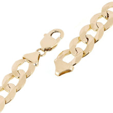 Load image into Gallery viewer, 10k Yellow Gold Solid Flat Cuban Curb Chain Bracelet 8.5&quot; 12.5mm 30.6 grams - Jewelry Store by Erik Rayo
