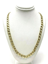 Load image into Gallery viewer, 10k Yellow Gold Solid Flat Cuban Link Chain Necklace 20 inch - Jewelry Store by Erik Rayo
