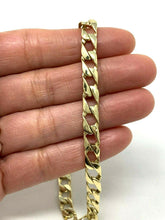 Load image into Gallery viewer, 10k Yellow Gold Solid Flat Cuban Link Chain Necklace 22&quot; - Jewelry Store by Erik Rayo

