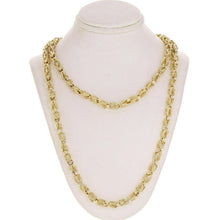 Load image into Gallery viewer, 10k Yellow Gold Turkish Link Chain Necklace 20 inches 5mm - Jewelry Store by Erik Rayo

