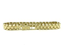 Load image into Gallery viewer, 10k Yellow Gold Watch Link Chain Bracelet Adjustable 8.25&quot;-8.75&quot; 8.5mm 22 grams - Jewelry Store by Erik Rayo
