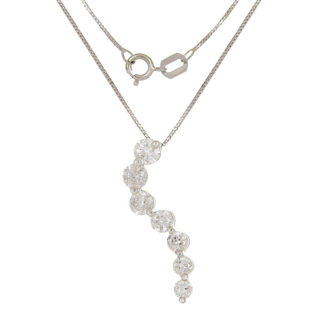 14k Diamond Journey Necklace - Jewelry Store by Erik Rayo