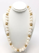 Load image into Gallery viewer, 14k Fresh Water Pearl Necklace - ErikRayo.com
