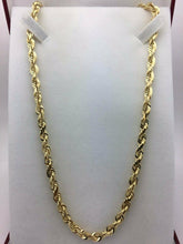 Load image into Gallery viewer, 14K Gold Diamond Cut Rope Chains Necklaces - Jewelry Store by Erik Rayo
