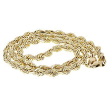 Load image into Gallery viewer, 14K Gold Diamond Cut Rope Chains Necklaces For Men Women Kids Children - Jewelry Store by Erik Rayo
