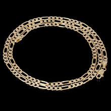 Load image into Gallery viewer, 14k Gold Figaro Chain Necklace - ErikRayo.com
