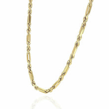 Load image into Gallery viewer, 14k Rope Figaro Chain Necklace 4mm 24 inches - Jewelry Store by Erik Rayo
