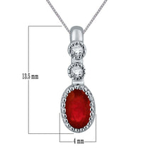Load image into Gallery viewer, 14k Ruby &amp; Diamond Triple Drop Necklace - Jewelry Store by Erik Rayo
