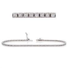 Load image into Gallery viewer, 14k White Gold 1ctw Diamond Tennis Bracelet for Men and Women - ErikRayo.com

