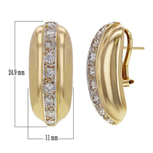 Load image into Gallery viewer, 14k Yellow Gold Diamond Dome Scalloped Shell Huggie Earrings - Jewelry Store by Erik Rayo
