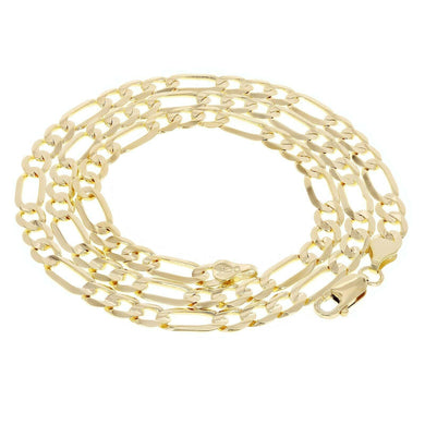 14k Yellow Gold Figaro Chain Necklace 20