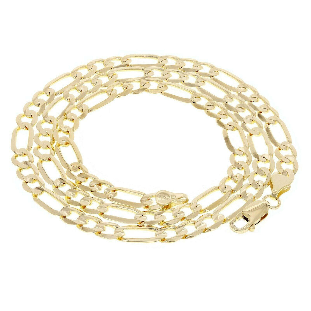 14k Yellow Gold Figaro Chain Necklace 24 inches - Jewelry Store by Erik Rayo