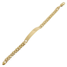 Load image into Gallery viewer, 14k Yellow Gold Solid Curb Cuban Link Chain ID Bracelet 7&quot; 10.2mm 19.7 grams - Jewelry Store by Erik Rayo
