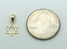 Load image into Gallery viewer, 14k Yellow Gold Solid Small Jewish Star of David Charm Pendant 0.4 gram - Jewelry Store by Erik Rayo
