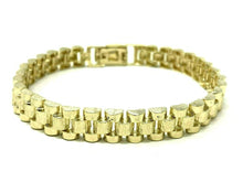 Load image into Gallery viewer, 14k Yellow Gold Solid Watch Band Link Bracelet 6.5-7&quot; 8.5mm 20 grams - Jewelry Store by Erik Rayo
