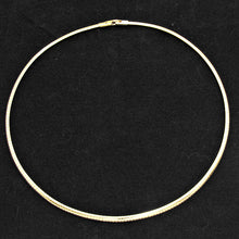 Load image into Gallery viewer, Gold 20&quot; Metal Omega Choker Necklace
