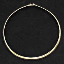 Load image into Gallery viewer, Gold 16&quot; Metal Omega Choker Necklace
