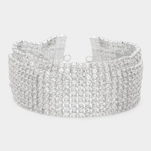 Load image into Gallery viewer, CZ Stone Pave Evening Bracelet
