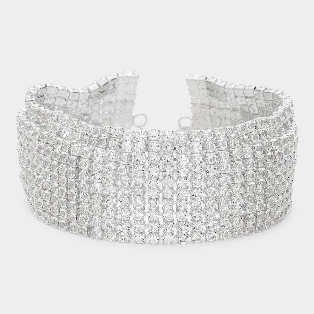 CZ Stone Pave Evening Bracelet