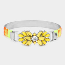 Load image into Gallery viewer, Yellow Resin Utopian Petal Bracelet
