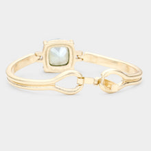 Load image into Gallery viewer, Yellow Square Stone Accented Bracelet
