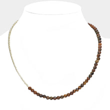 Load image into Gallery viewer, Gold Beaded Necklace
