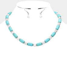 Load image into Gallery viewer, Turquoise Natural Stone Necklace
