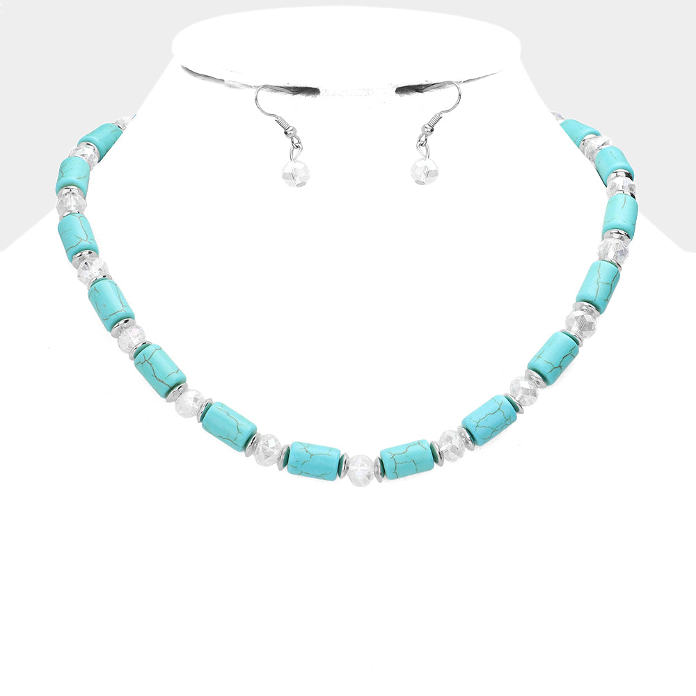 Turquoise Natural Stone Necklace