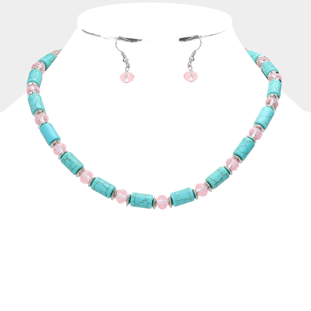 Turquoise Natural Stone Necklace