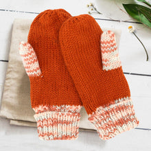 Load image into Gallery viewer, Rust Multi Color Cuff Gloves
