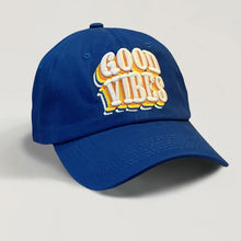 Load image into Gallery viewer, GOOD VIBES Message Baseball Cap
