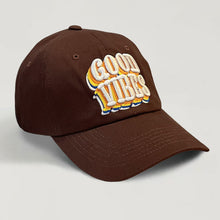 Load image into Gallery viewer, GOOD VIBES Message Baseball Cap
